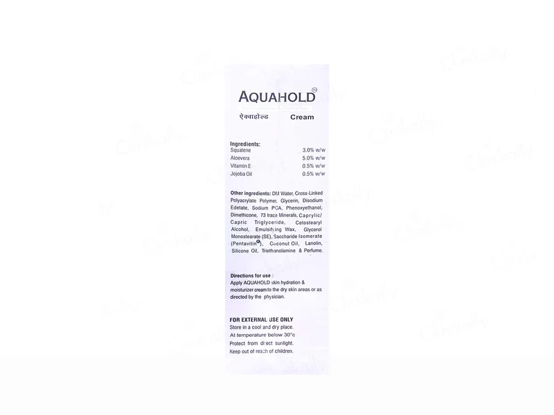 Aquahold Skin Hydration & Moisturizer Cream - Image 2