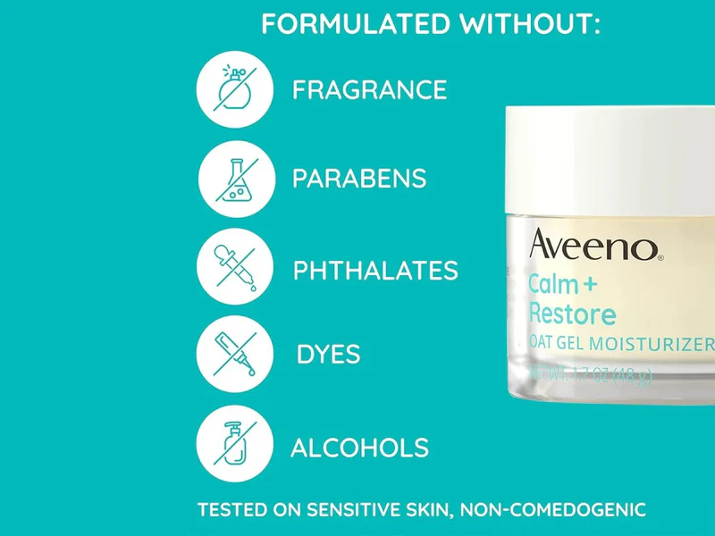 Aveeno Calm+ Restore Oat Gel Moisturiser - Image 3