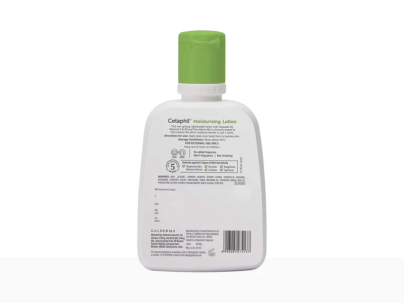 Cetaphil Moisturising Lotion (Normal to Combination, Sensitive Skin) - Image 4