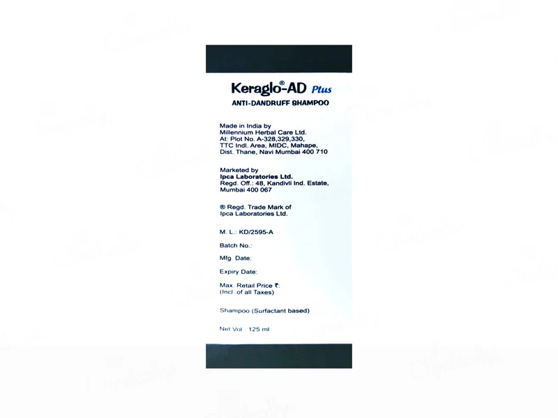 IPCA Keraglo-AD Plus Anti-Dandruff Shampoo - Image 3