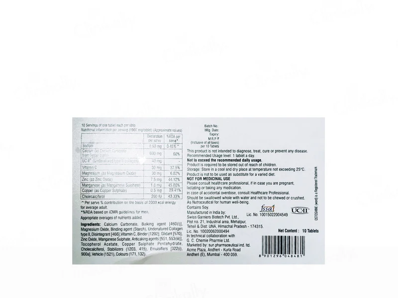 Ostoshine Nutraceutical Tablet For Adults - Image 2