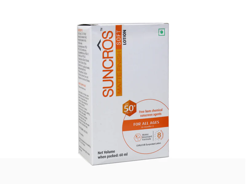 Suncros Matte Finish Soft Lotion SPF 50+ PA+++ - Image 3