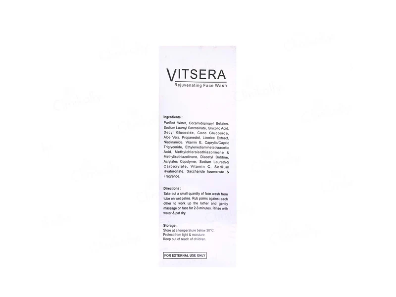 Vitsera Rejuvenating Face Wash - Image 2