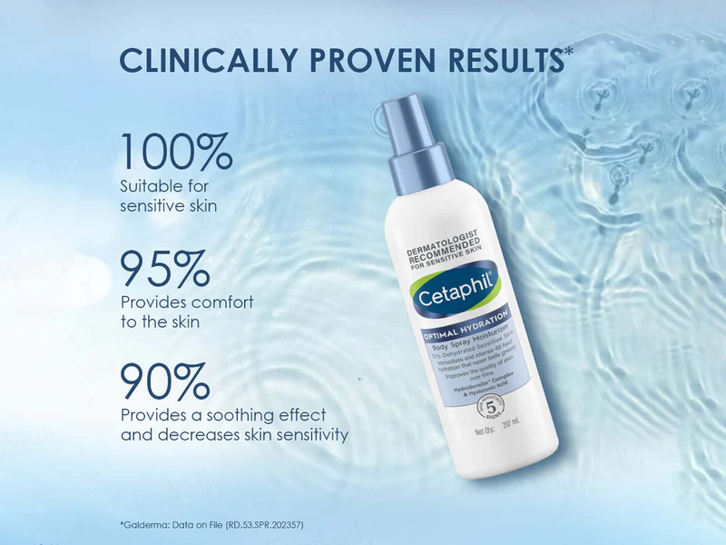 Cetaphil Optimal Hydration Body Spray Moisturizer - Image 4