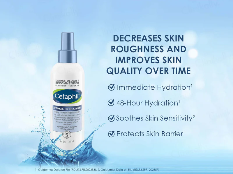 Cetaphil Optimal Hydration Body Spray Moisturizer - Image 6