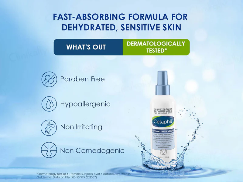 Cetaphil Optimal Hydration Body Spray Moisturizer - Image 7